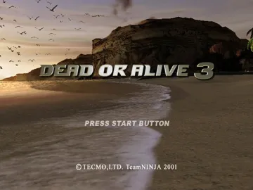 Dead or Alive 3 (USA) screen shot title